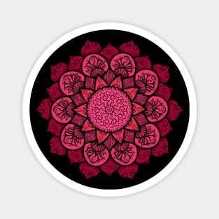 Mandala Love - Rosy Heart Magnet